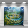 Paisagens Personalizada Flex Great Polyster Fabric pano de fundo